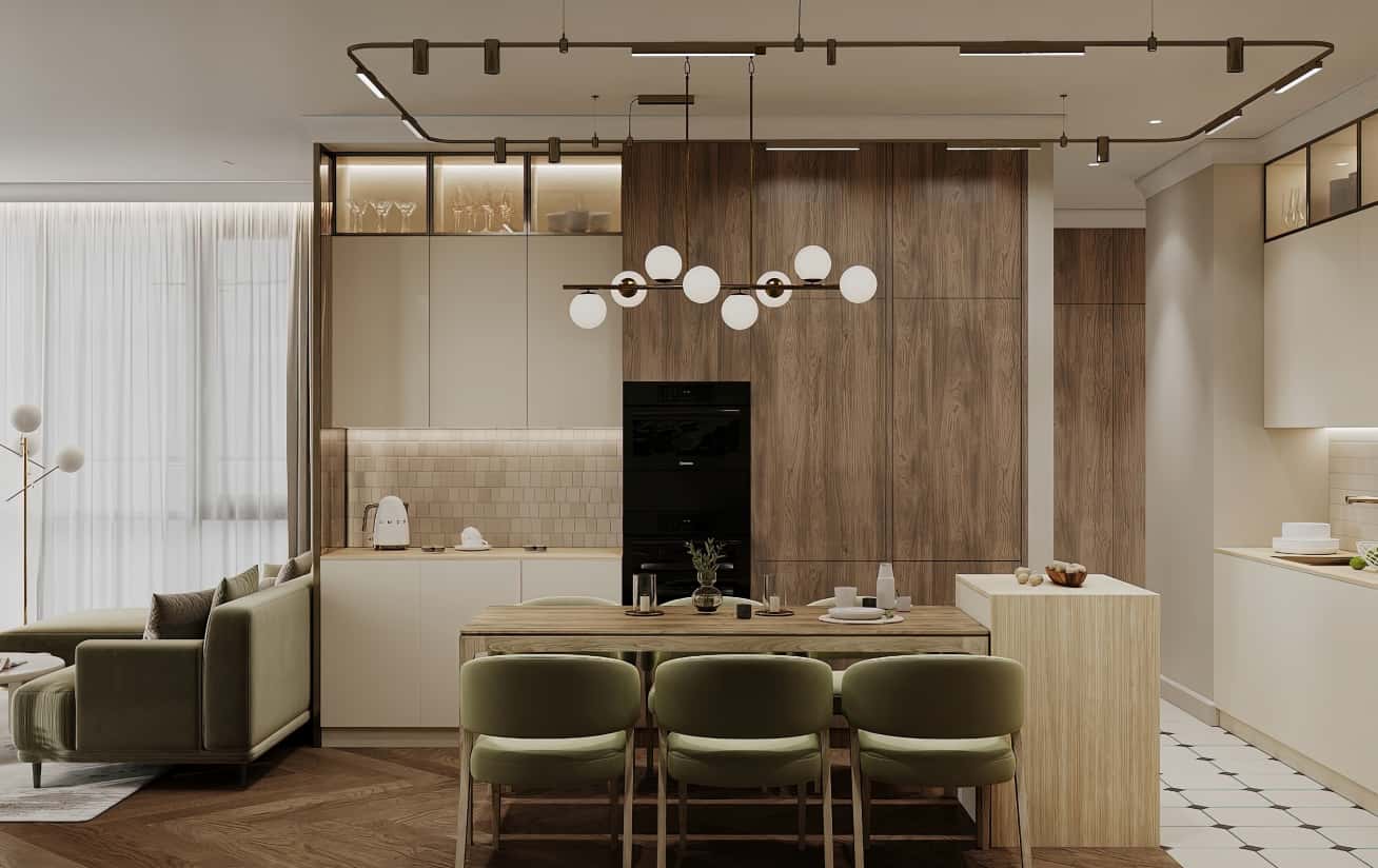 Minimalizm w 32m² Nowoczesna aranżacja małego mieszkania 32m² z elementami minimalizmu i stylu skandynawskiego.