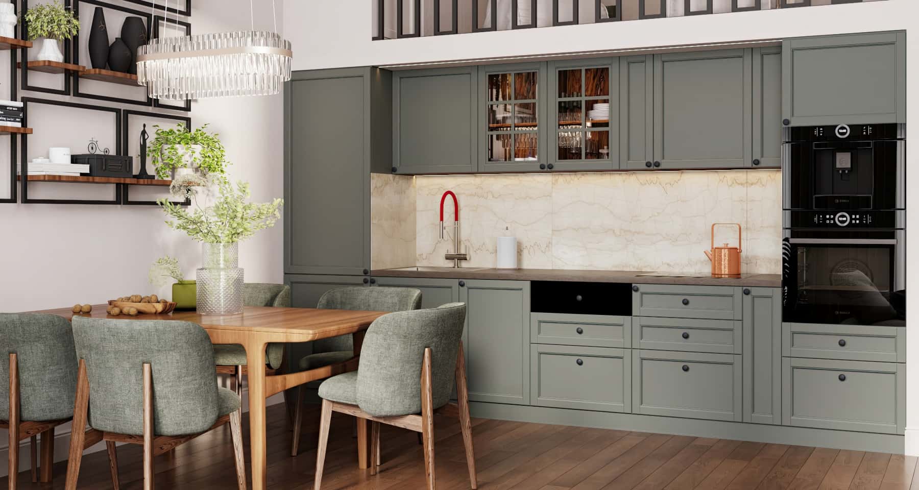 Elegancja w Detalu Elegancki design mieszkania 32m² z użyciem nowoczesnych materiałów wykończeniowych.