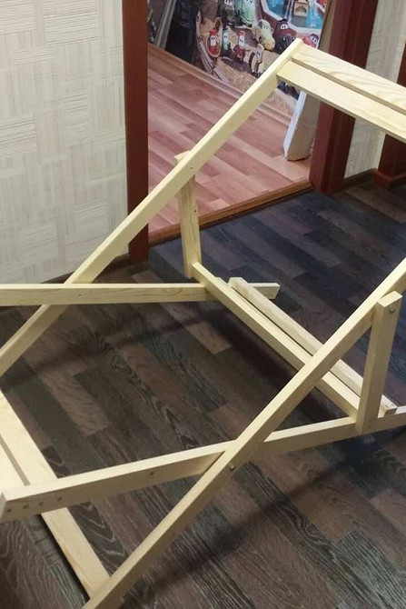 Projekt Szezlonga DIY Rysunek szezlonga DIY z wymiarami, instrukcja do wykonania mebli ogrodowych.