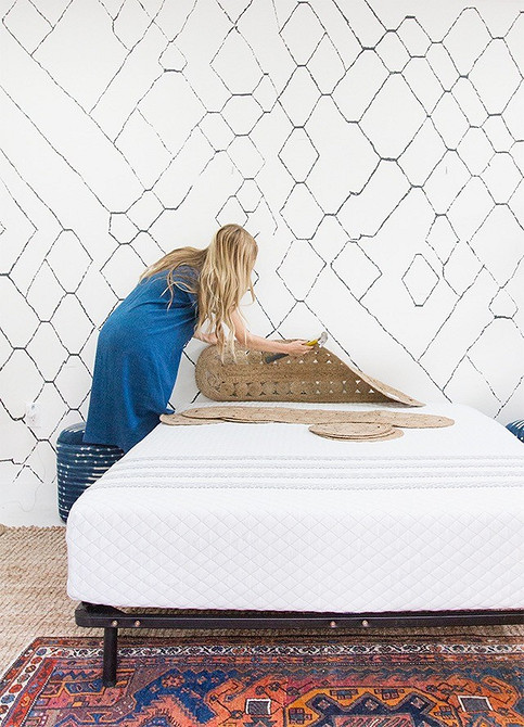 Tapicerowane DIY Ręcznie robione wezgłowie tapicerowane - jak zrobić wezgłowie krok po kroku