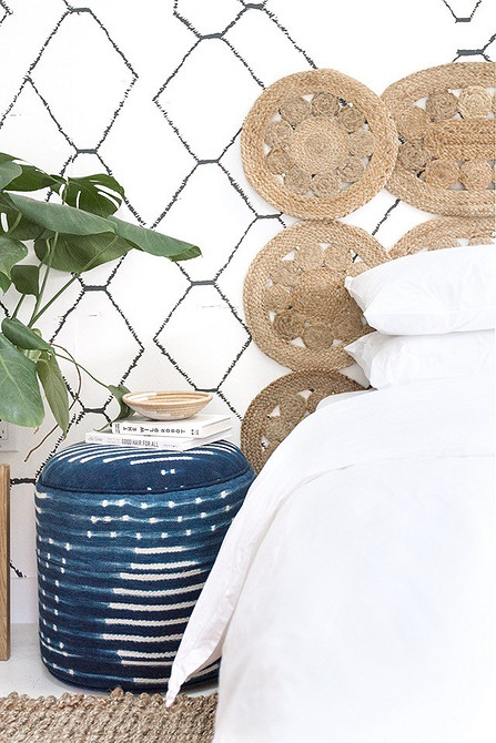 Inspiracje DIY Inspiracje na wezgłowie łóżka DIY - pomysły na małe mieszkanie