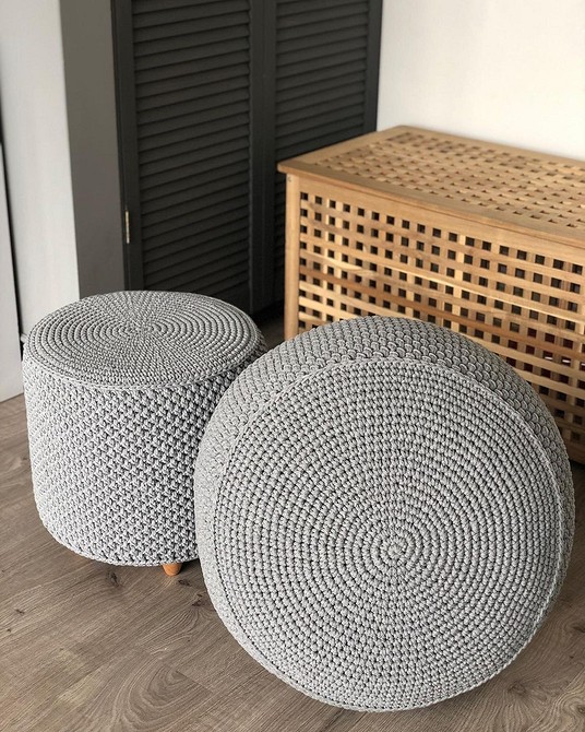 Pufa DIY - Kreatywnie! Kreatywne DIY: Pufa z kartonu idealna do małego mieszkania