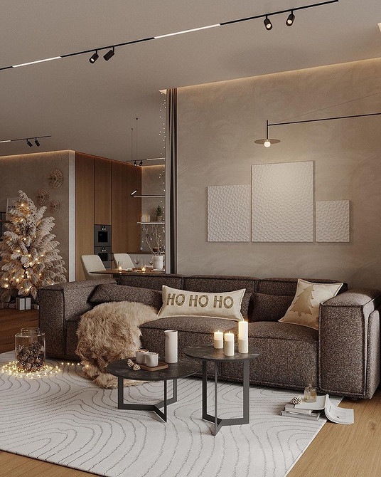 Nowoczesność i brązowa sofa Brązowa sofa w nowoczesnym wnętrzu: inspirujące pomysły na stylowy design.