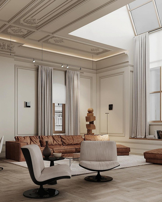 Aranżacja z brązową sofą Brązowa sofa w salonie: inspiracje dotyczące wyboru, ustawienia i aranżacji wnętrza.