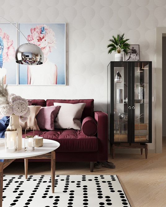 Odcienie czerwieni dla sofy: idealny kolor dla Twojego salonu.