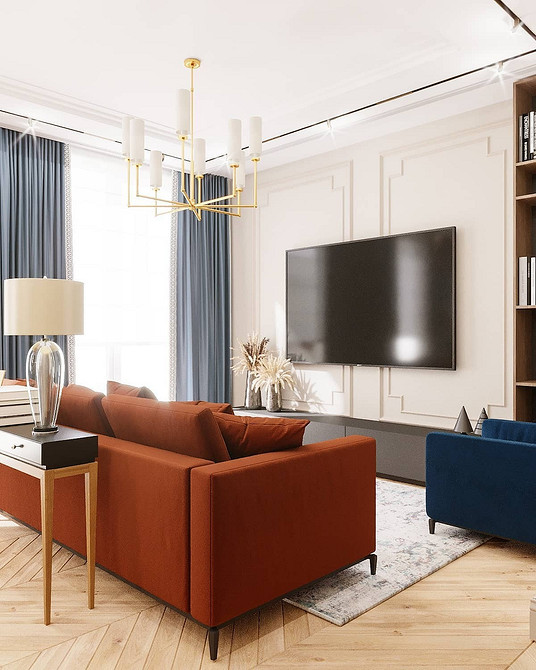 Minimalistyczna Czerwień Nowoczesna czerwona sofa w minimalistycznym salonie: inspiracje 2026