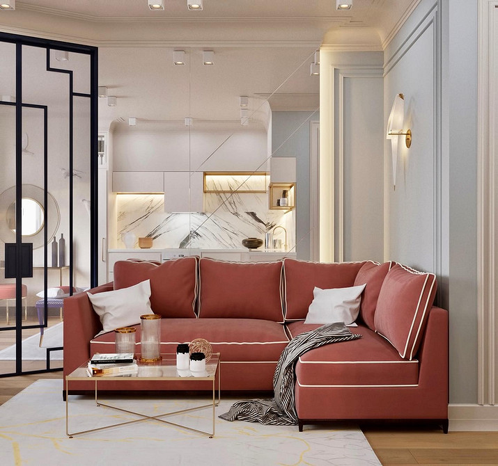 Wybór idealnego odcienia czerwonej sofy do harmonijnego wystroju wnętrza - porady