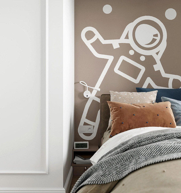 Komfortowe miękkie łóżko Miękkie łóżko z wysokim zagłówkiem dla komfortowego snu, projekt sypialni 2026.