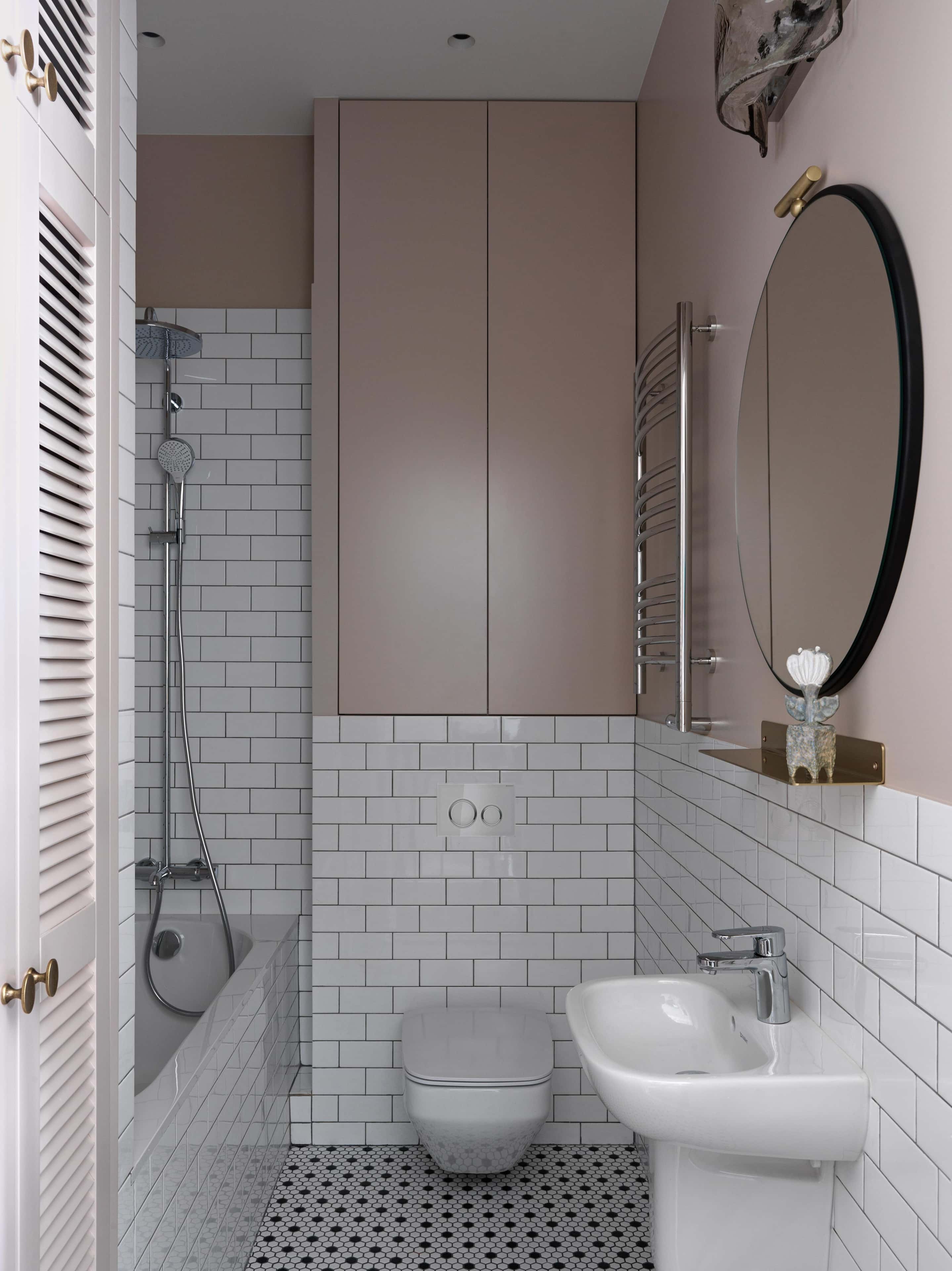 Kijów: Klasyka w mieszkaniu Aranżacja małego mieszkania w stylu nowoczesnej klasyki z elementami paryskiego szyku - Kijów inspiruje