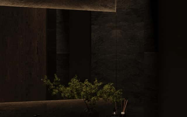 Japoński Minimalizm Wnętrze domu z elementami minimalizmu japońskiego, tworzące spokojną i harmonijną przestrzeń.