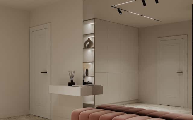 Salon: Przestrzeń i ciepło Wnętrze domu 2026: przestronny salon z kominkiem i dużymi oknami.