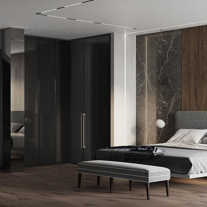 Minimalizm i Lewitacja Jasna sypialnia z minimalistycznym lewitującym łóżkiem – prostota i czystość linii w 2026