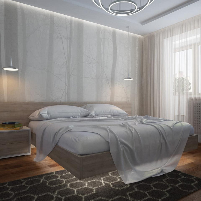 Unikalny Design Łóżka Kreatywna sypialnia z lewitującym łóżkiem i unikalnym zagłówkiem – nowoczesny design 2026