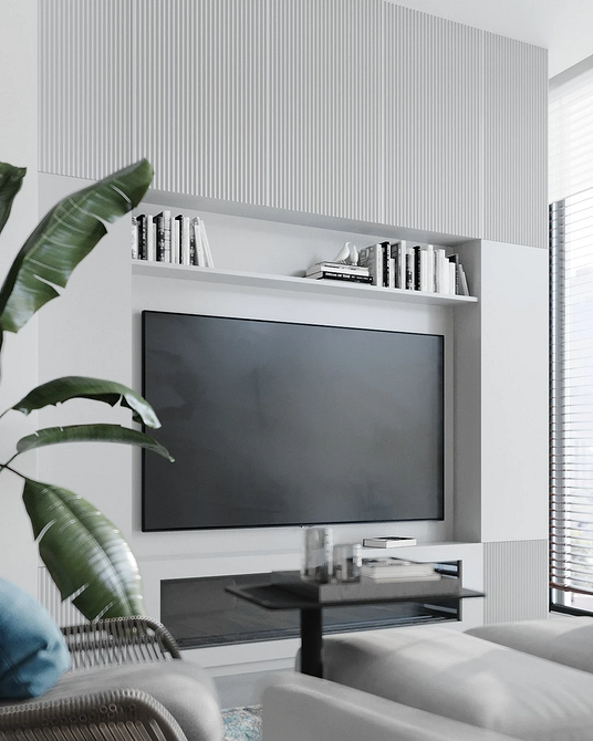 Podwieszane półki: Nowoczesność Podwieszane półki w salonie: nowoczesny i praktyczny element w małym apartamencie 2026