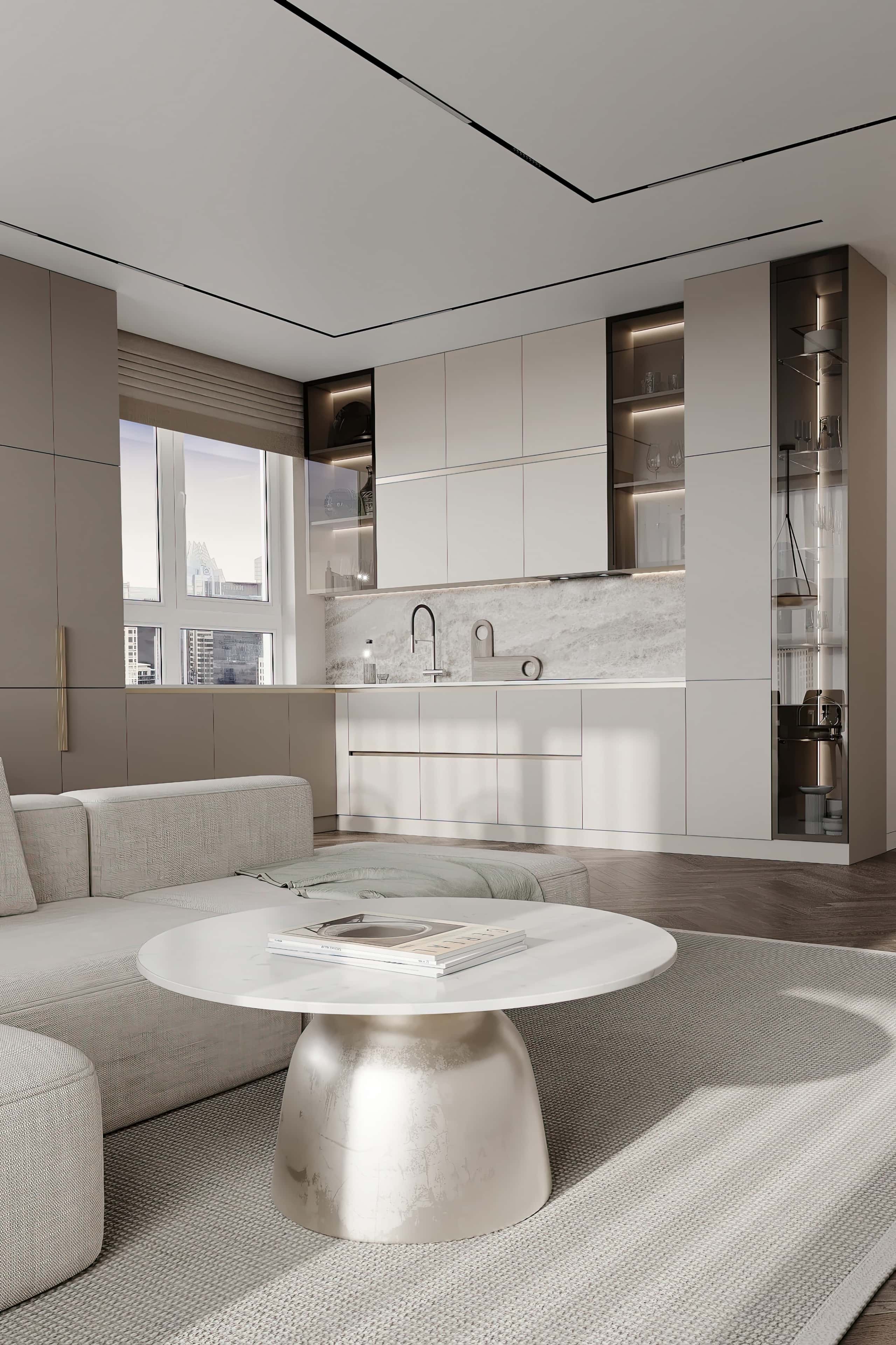 Naturalny minimalizm Przytulne biuro w domu 2026 w stylu minimalistycznym z naturalnymi materiałami.