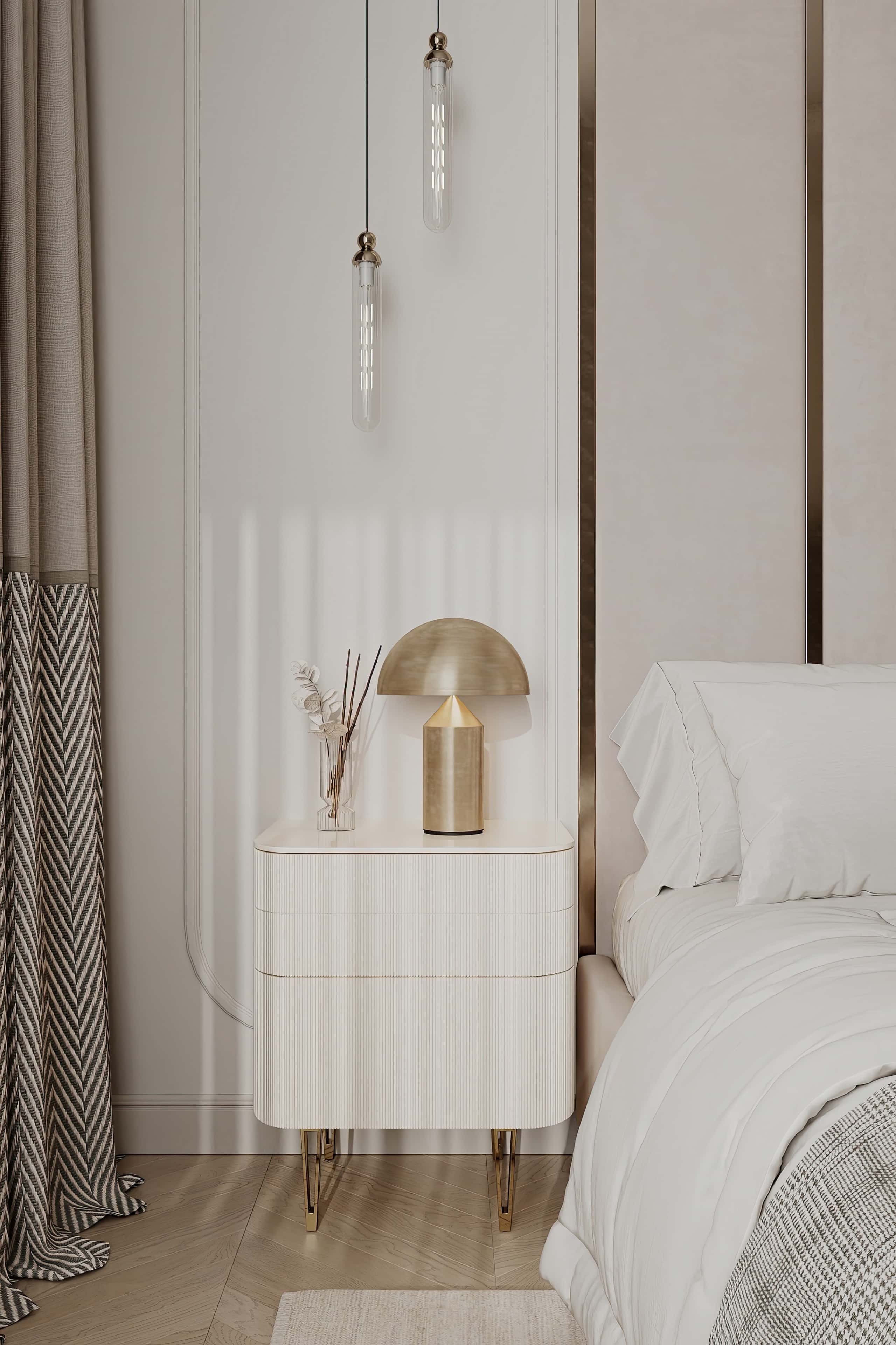 Loftowe biuro Styl loft w salonie zamienionym w biuro domowe 2026 z cegłą i minimalizmem.