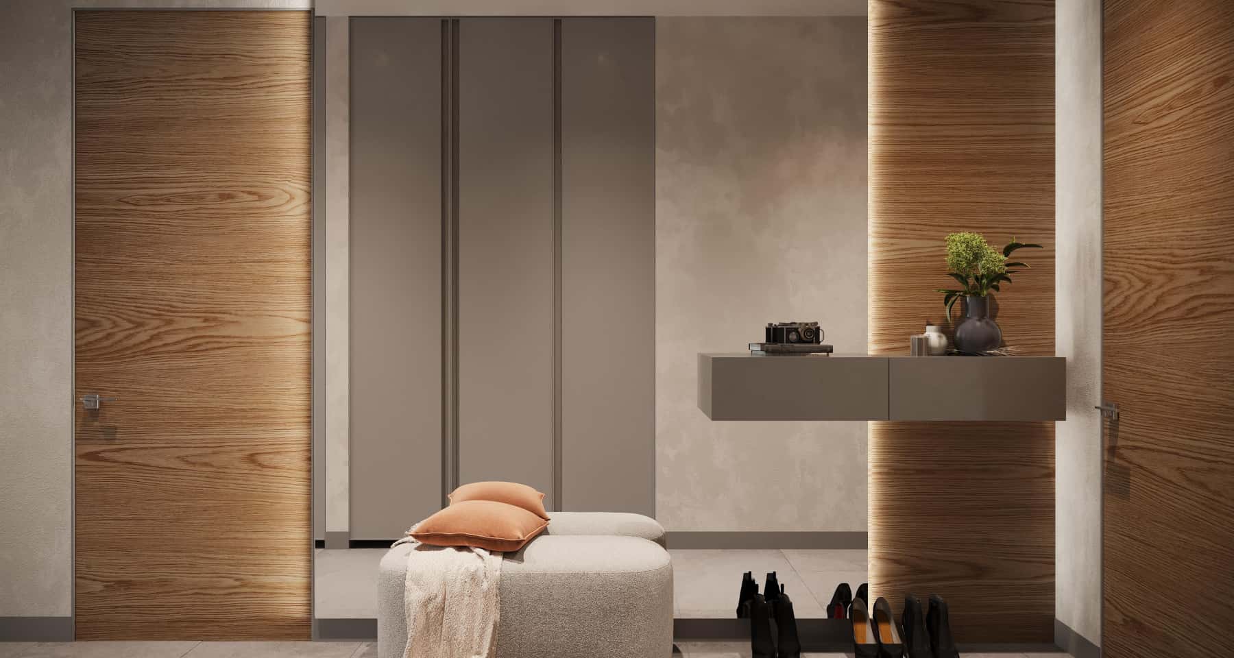 Inspiracje wnętrz Betonowe mieszkanie czeka na remont. Inspiracje dla aranżacji wnętrz łazienki 2026.