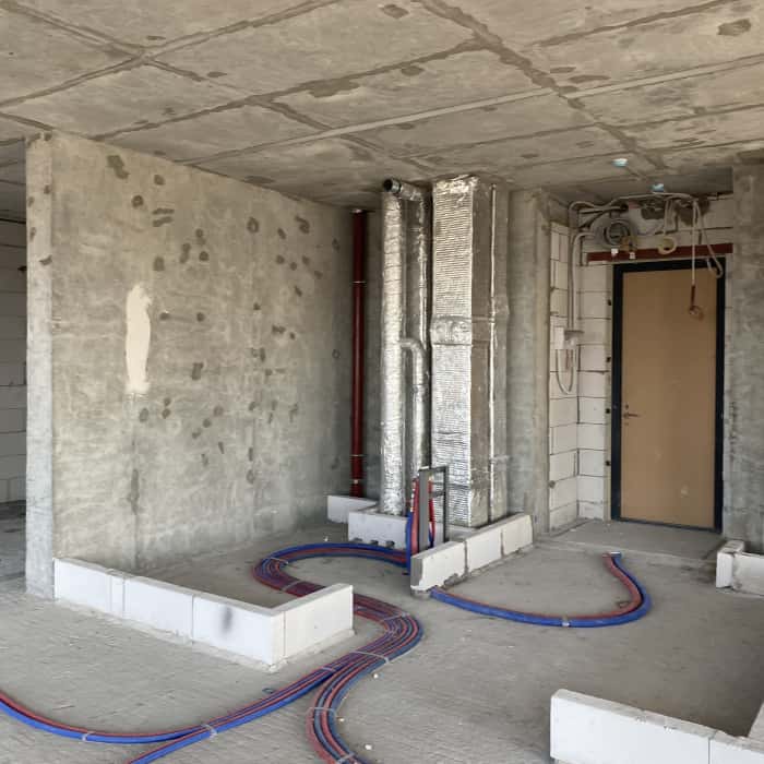 Unikalne wnętrze Początek remontu mieszkania. Projektowanie unikalnego wnętrza łazienki i przedpokoju 2026.