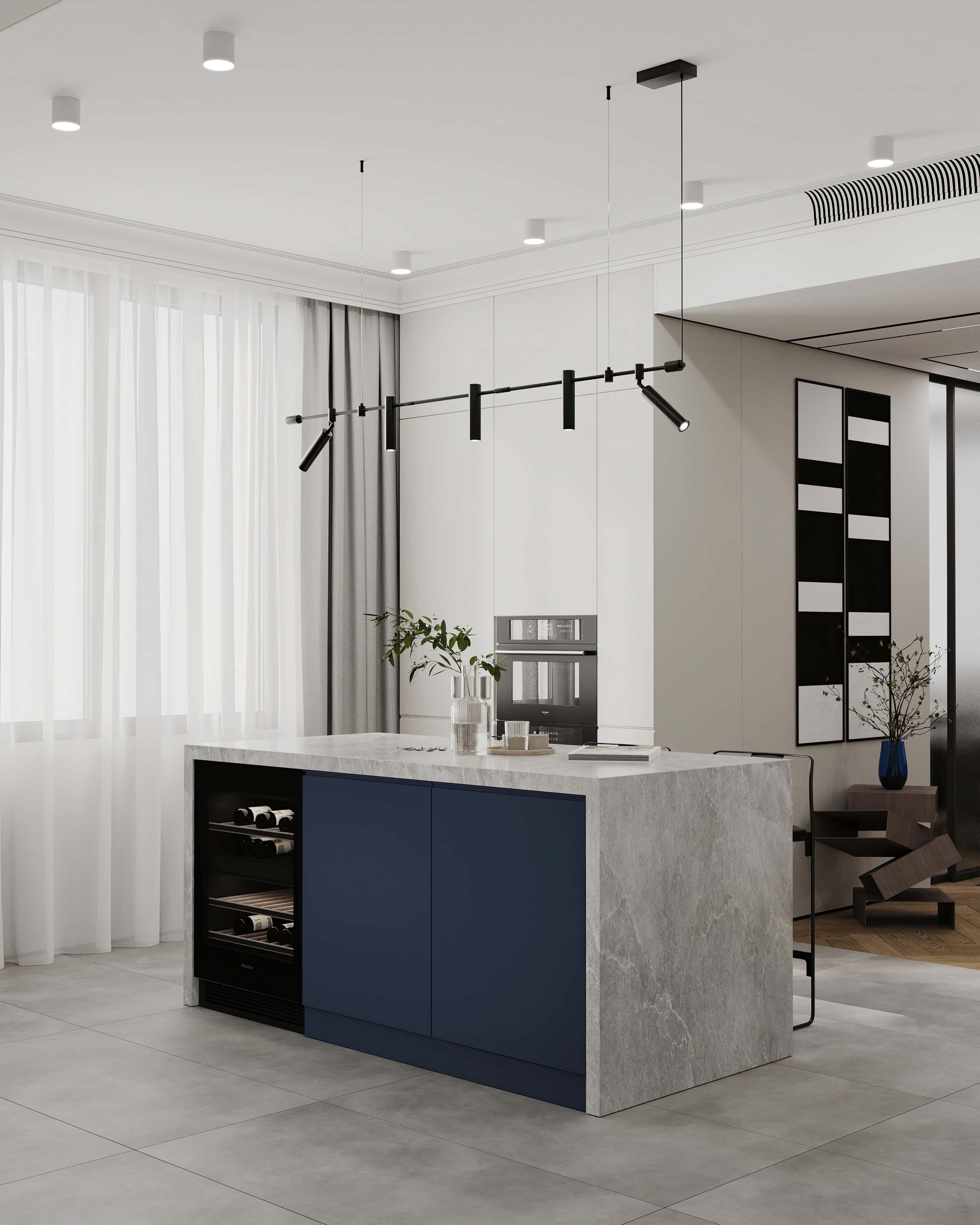 Funkcjonalny Przedpokój Przedpokój z lustrem i szafą wnękową w trzypokojowym mieszkaniu po remoncie.