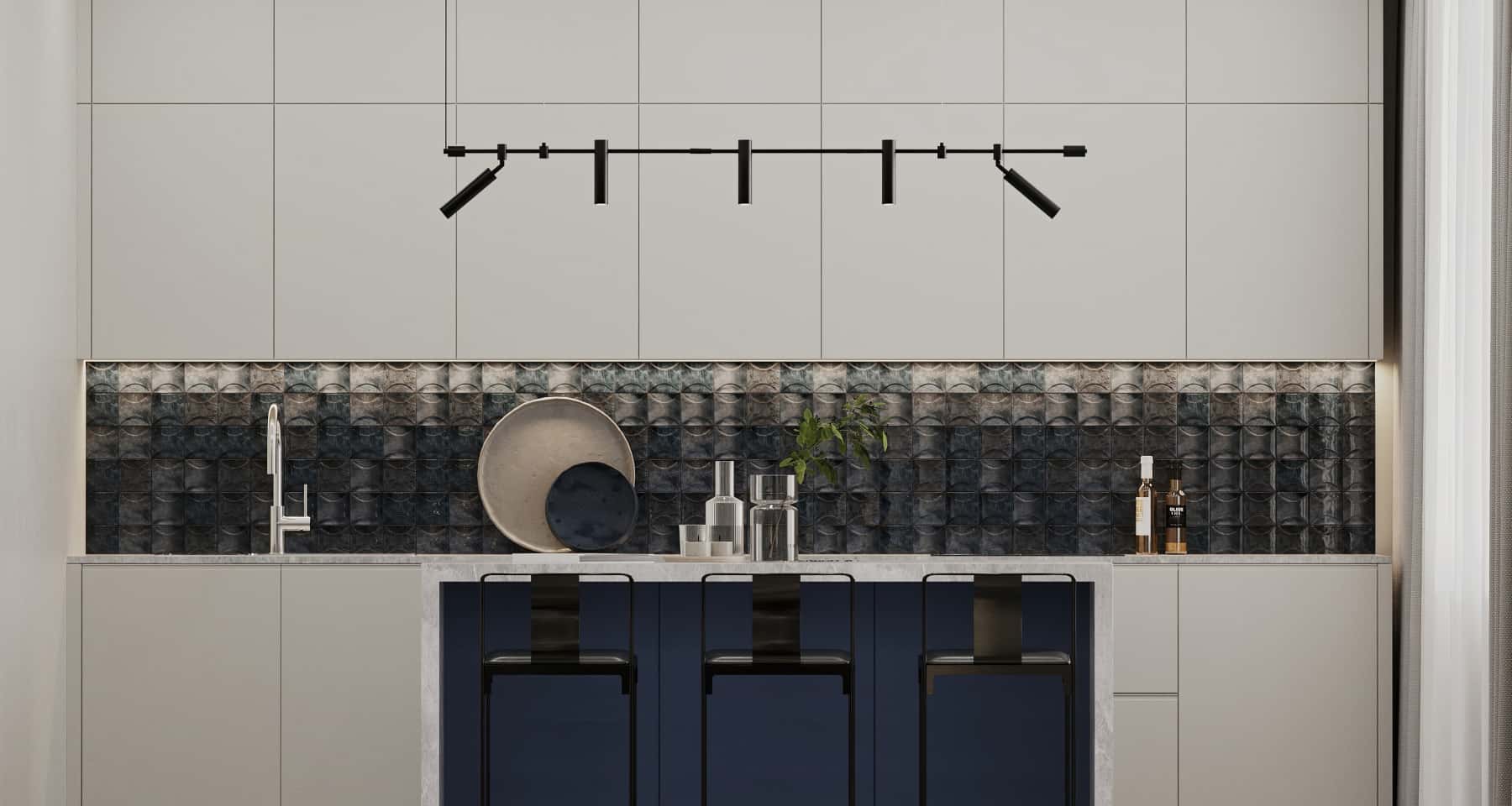 Nowoczesna Łazienka Nowoczesna łazienka z płytkami i sanitariatami w trzypokojowym mieszkaniu po remoncie.