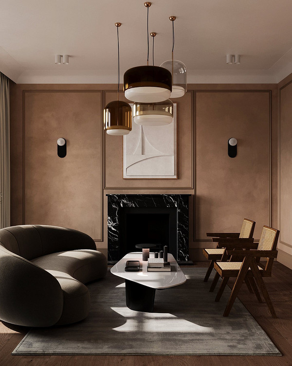 Modułowa wszechstronność Sofa modułowa 2026 w minimalistycznym salonie. Nowoczesny design i funkcjonalność.