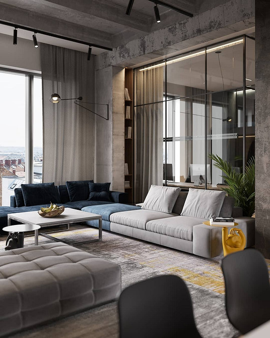 Naturalne barwy sofy Sofa w naturalnych odcieniach beżu i brązu. Trendy 2026 w aranżacji wnętrz.