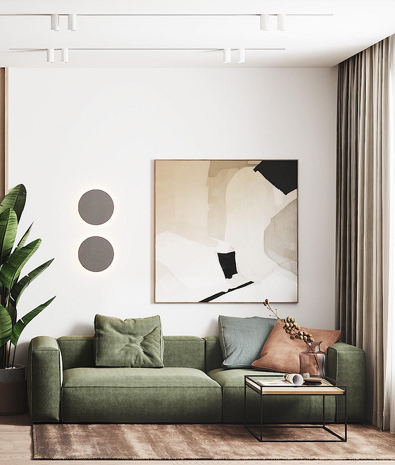 Minimalizm w salonie Minimalistyczna sofa w nowoczesnym stylu, idealna do salonu w 2026 roku