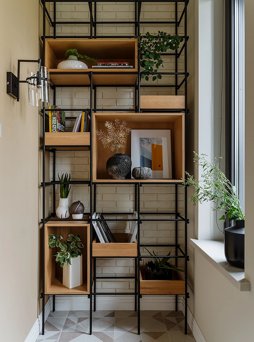 Szafa z szufladami Funkcjonalna szafa z szufladami na balkon: wygodne przechowywanie drobiazgów.