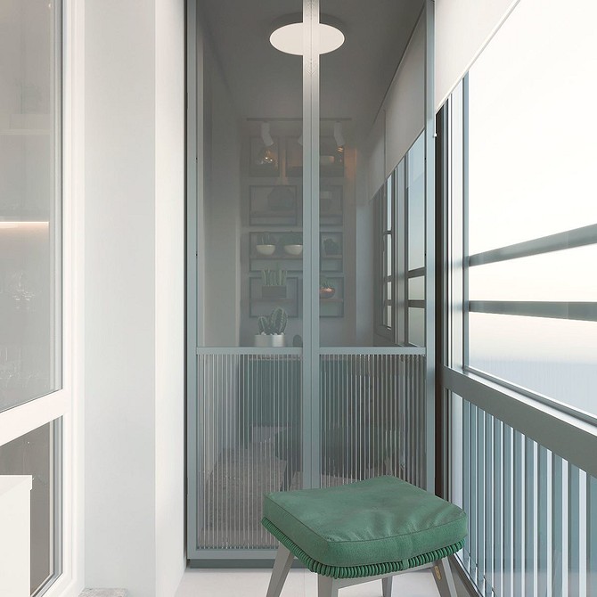 Balkon z szafą Inspiracje dla balkonu z szafą: organizacja przestrzeni do przechowywania i relaksu.