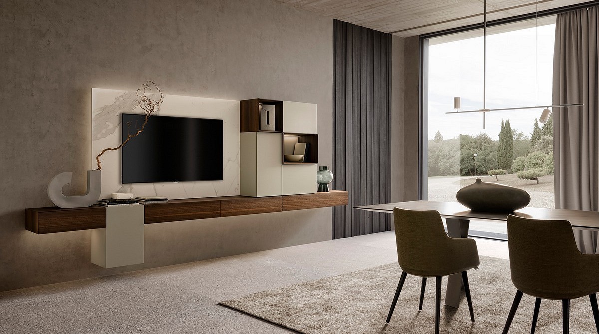 Elastyczne Moduły Modułowe meble RTV do salonu w 2026: nowoczesny design i elastyczność aranżacji