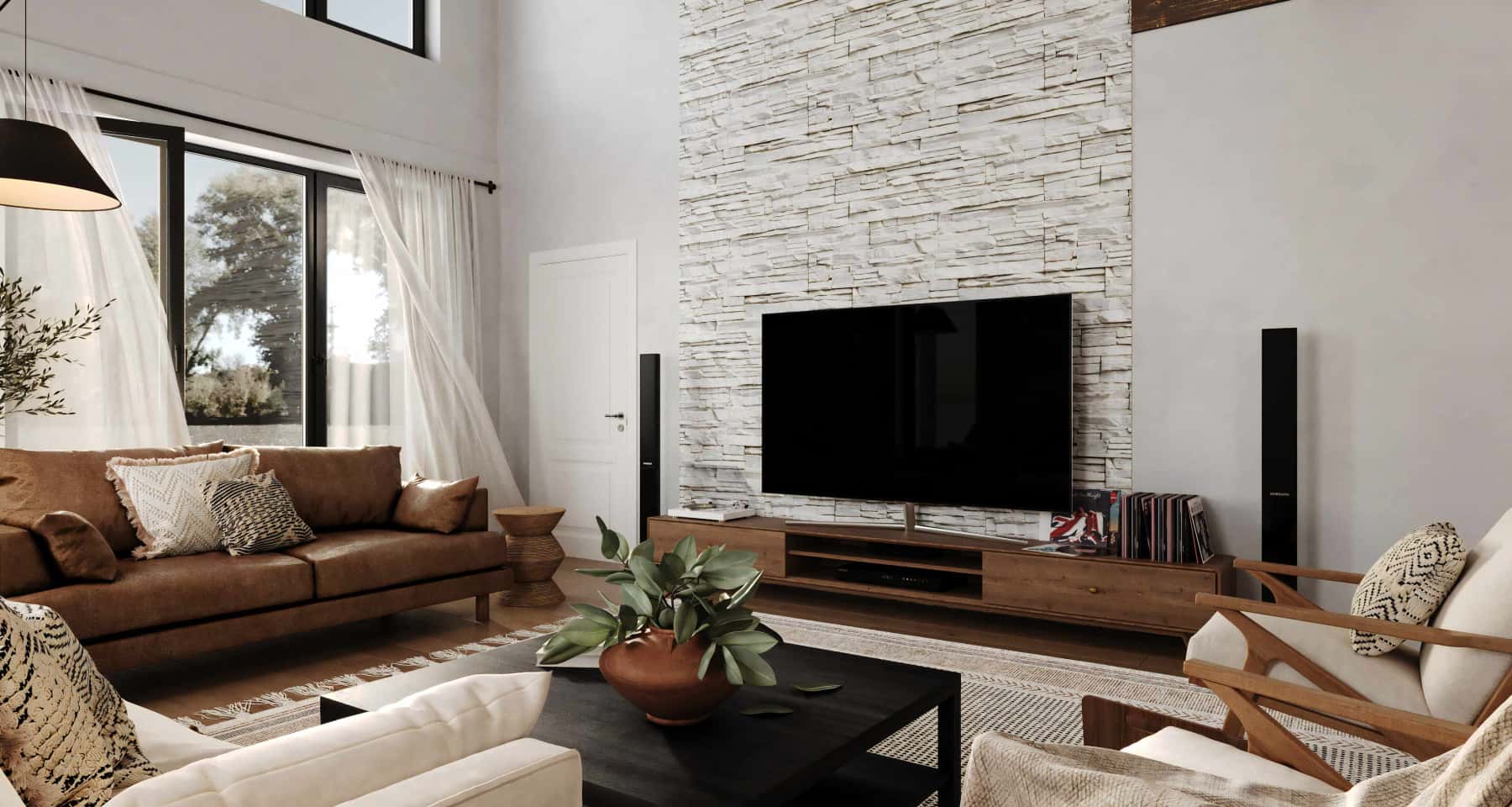 Kuchnia: Minimalizm 2026 Dom 2026: Nowoczesna kuchnia z elementami drewna i minimalistycznym designem.