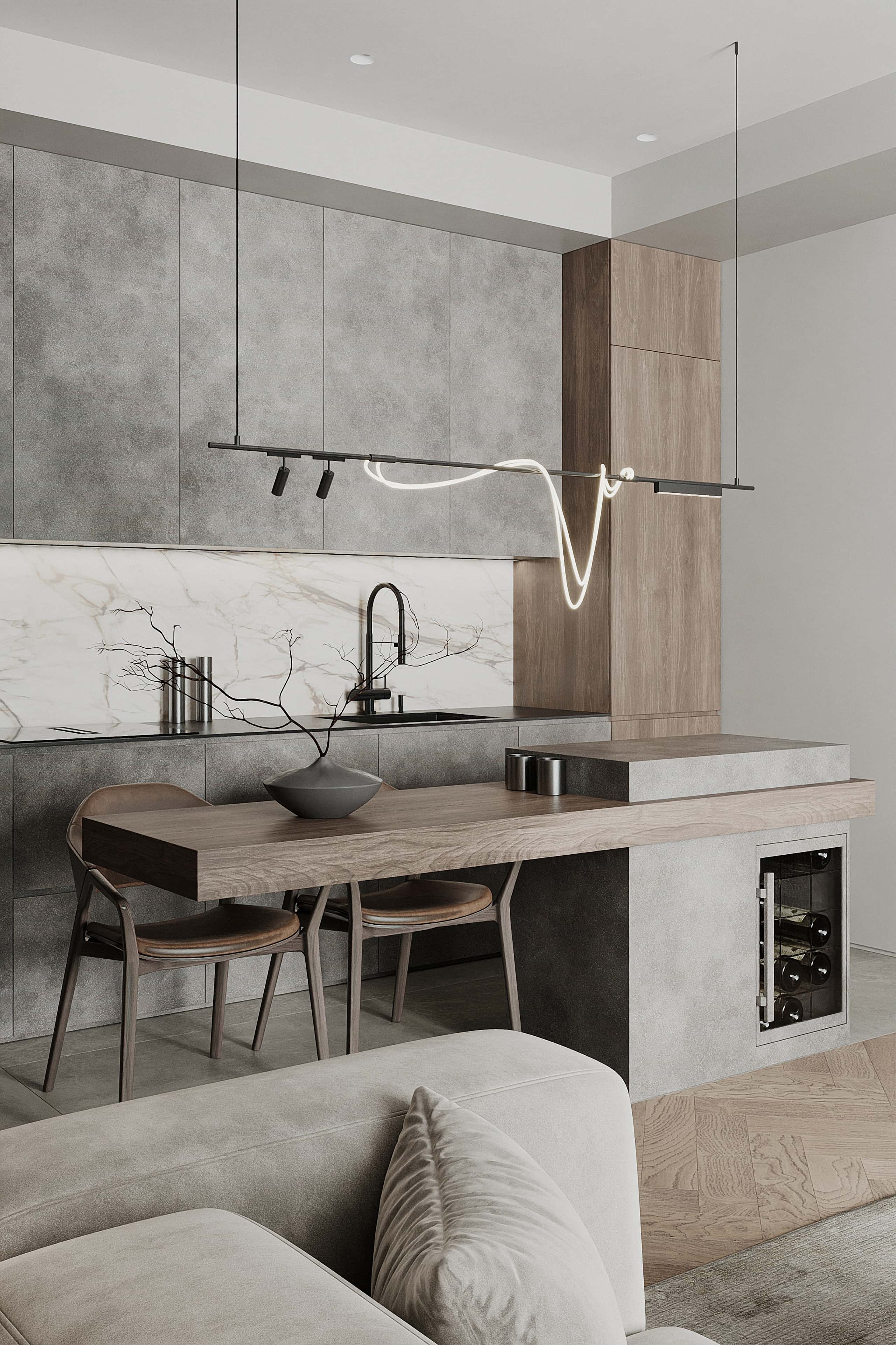 Japandi w małym wnętrzu Małe mieszkanie w stylu japandi: jak urządzić wnętrze w 2026 roku?