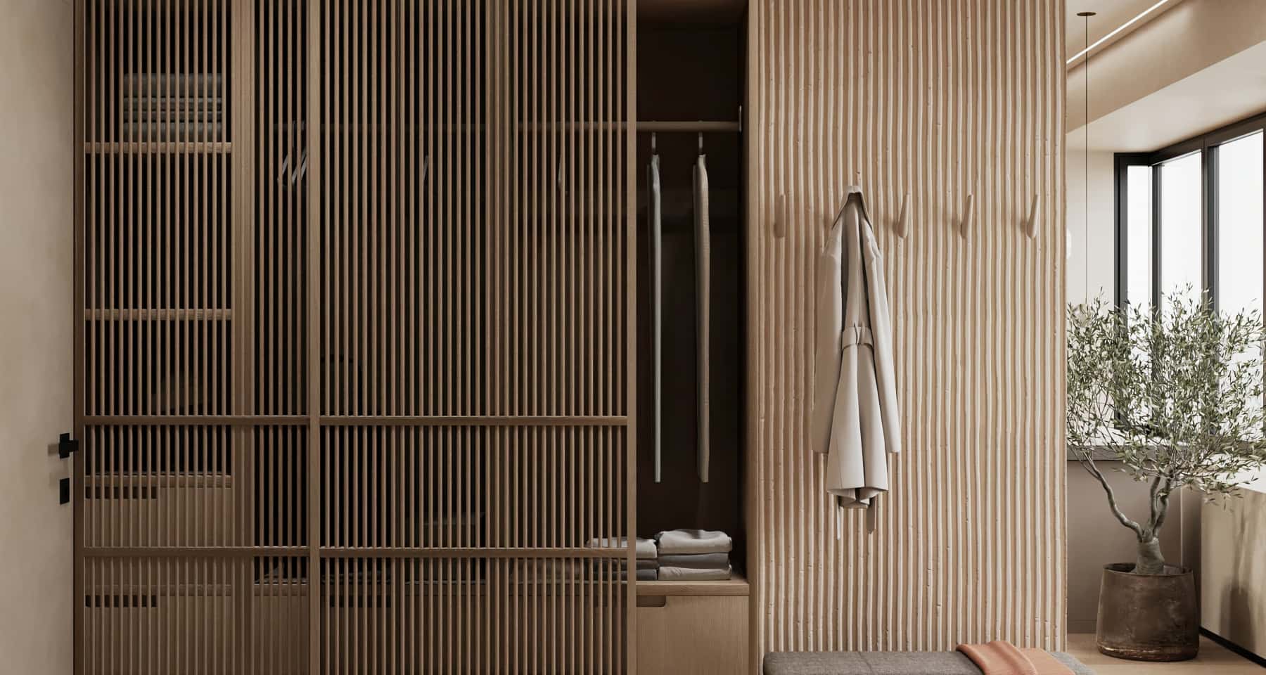 Japandi: Prosta elegancja Proste wnętrze w stylu Japandi: funkcjonalność i minimalizm w małym mieszkaniu 2026.