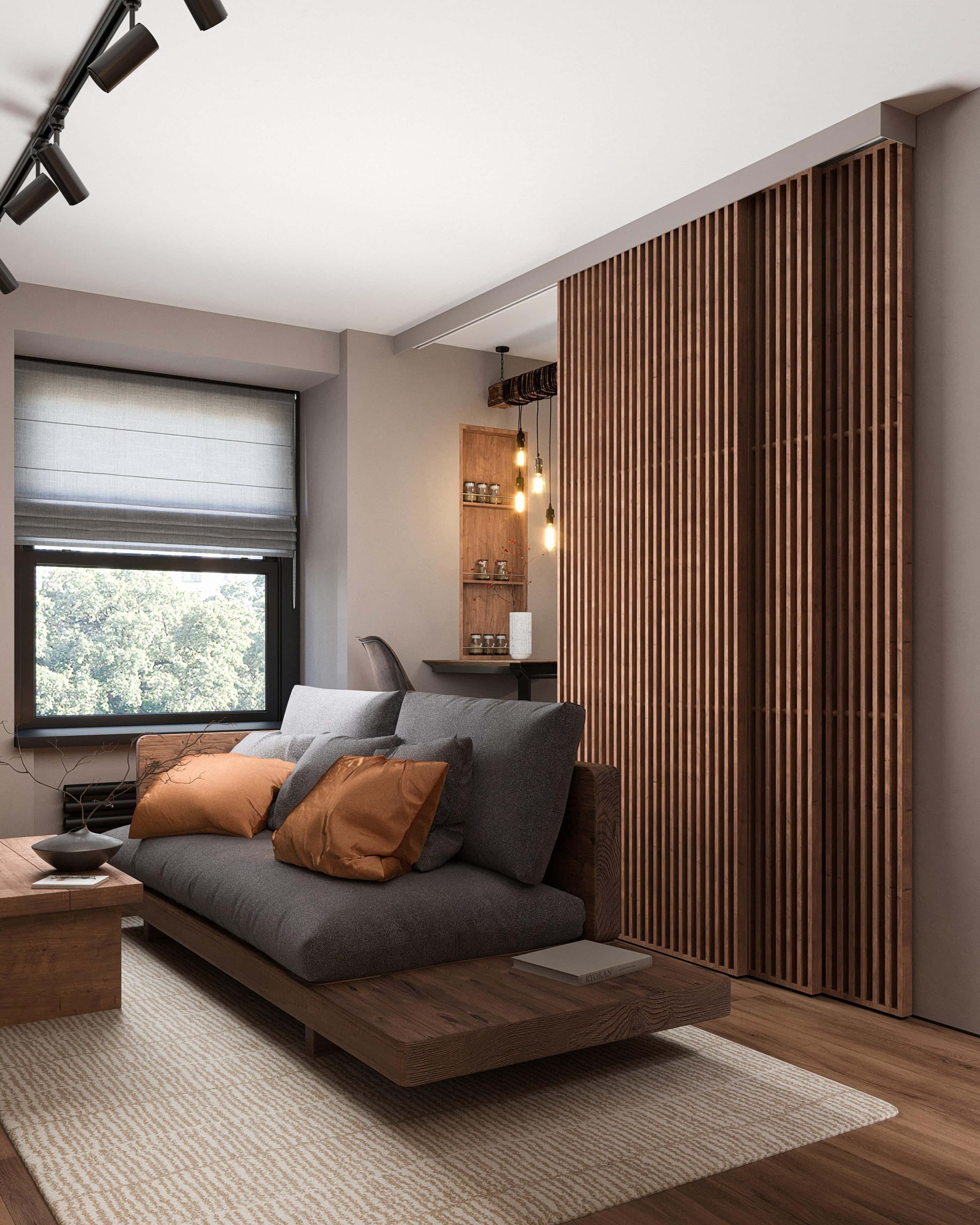 Japandi: ciepło i minimalizm Japandi: ciepłe drewno i minimalizm w nowoczesnym mieszkaniu w 2026