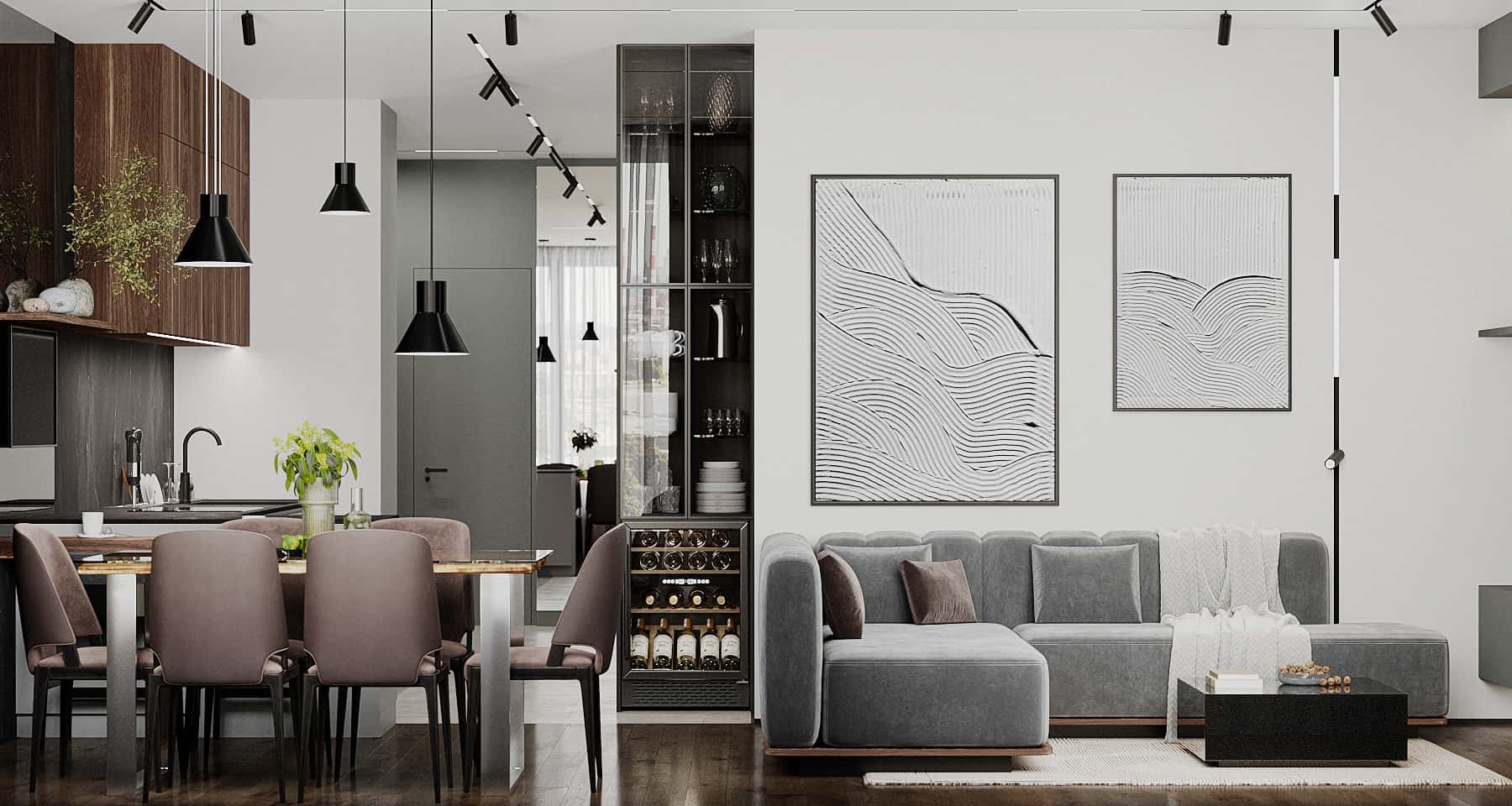 Loft Japandi 2026 Jasny loft w stylu japandi 2026 z elementami minimalizmu japońskiego i naturalnego światła.