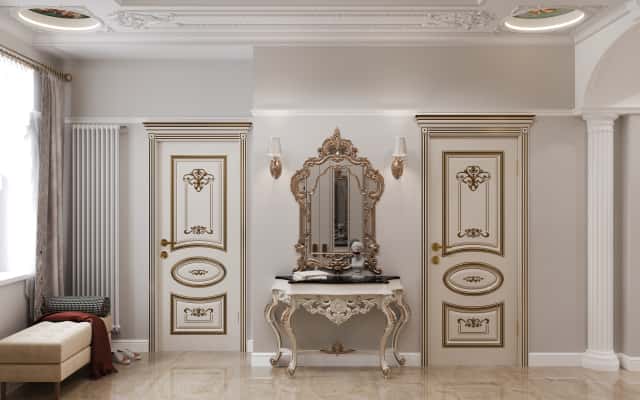 Kolory i Materiały Kontrastowe kolory i nowoczesne materiały w aranżacji loftu w domu jednorodzinnym.