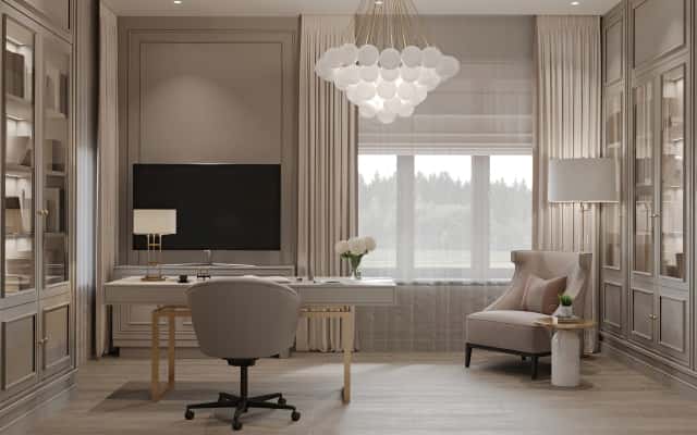 Detal Neoklasycznej Elegancji Detale neoklasycznego wnętrza domu w 2026 roku: elegancja w każdym szczególe.