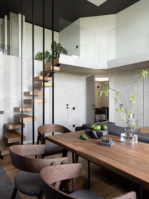 Dębowy blat łazienkowy Elegancki drewniany blat dębowy w nowoczesnej łazience, naturalne piękno drewna