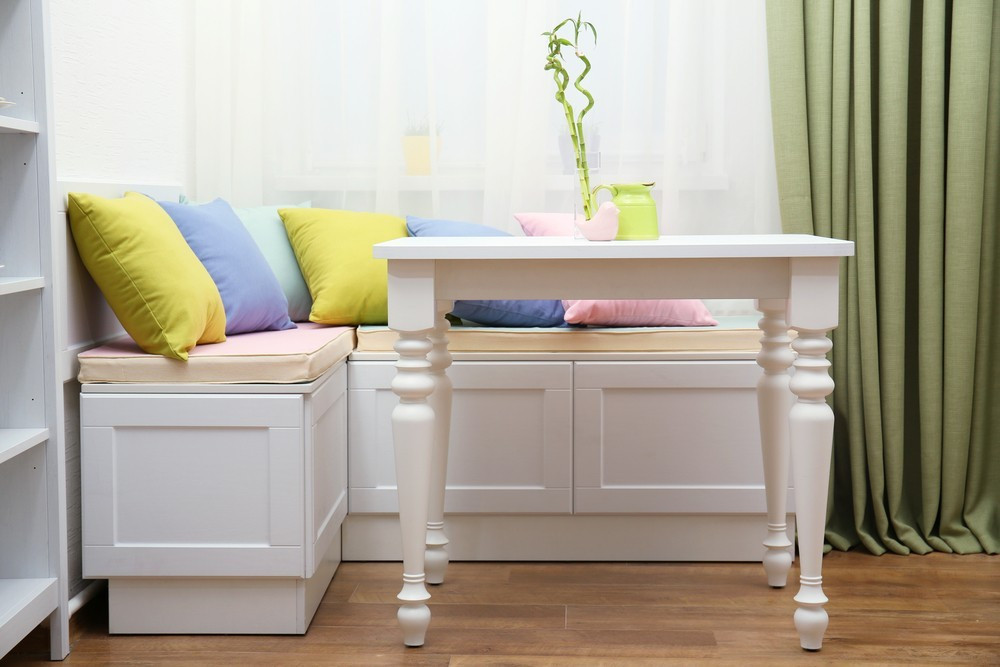 Narożnik do małej kuchni Nowoczesny narożnik kuchenny z miękką tapicerką idealny do małej kuchni 2026.