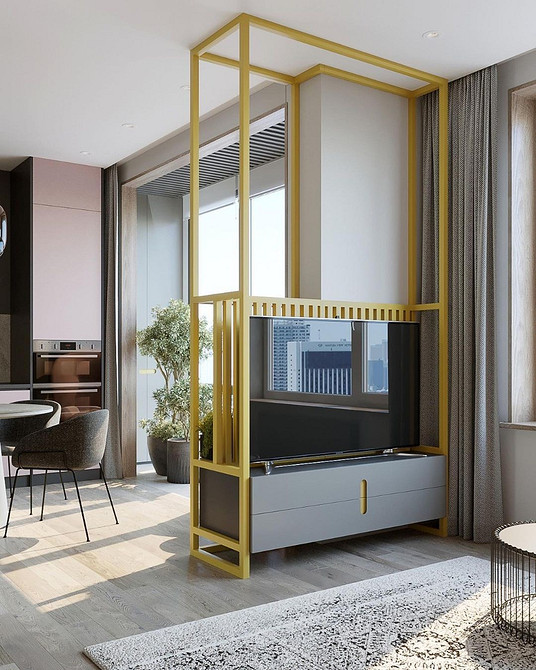 Podwieszana szafka RTV Podwieszana szafka RTV w stylu minimalistycznym. Nowoczesne meble do salonu 2026.