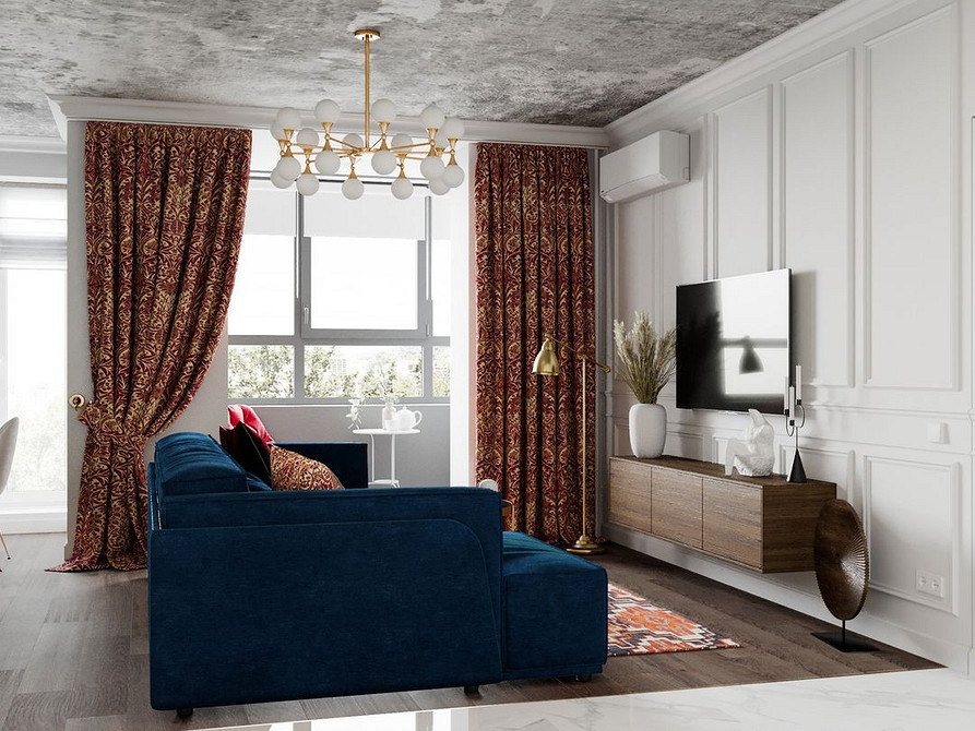 Metal i drewno Nowoczesna szafka RTV z drewna i metalu, idealna do współczesnego salonu w 2026.