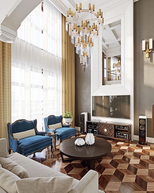 Minimalizm w drewnie Drewniana szafka RTV w stylu skandynawskim o minimalistycznym designie do małego mieszkania.