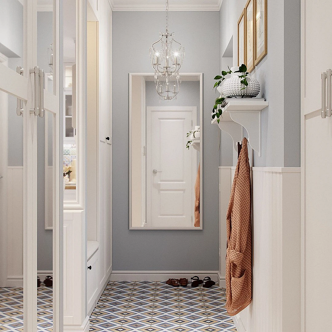 Wbudowana elegancja Wbudowana szafa lustrzana: nowoczesny design salonu i oszczędność miejsca w 2026.