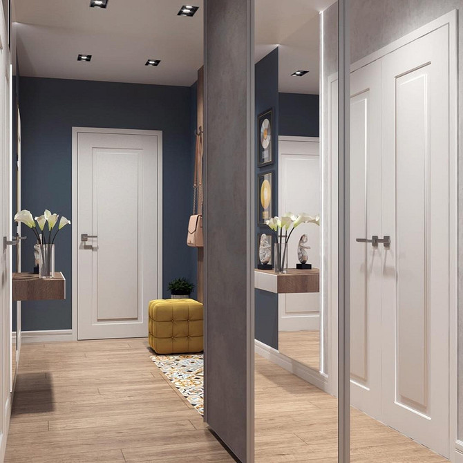 Podświetlona szafa Szafa lustrzana z podświetleniem w salonie: nowoczesny design i dodatkowe oświetlenie 2026.