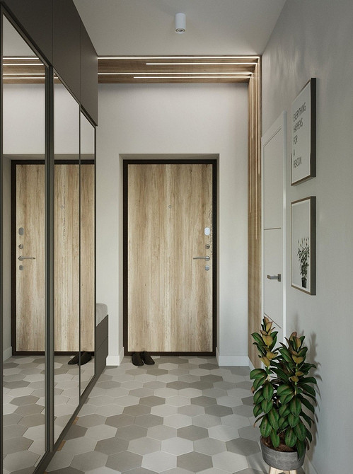 Klasyka i lustro Lustrzana szafa z dekoracyjnymi elementami: klasyczny design salonu w 2026.