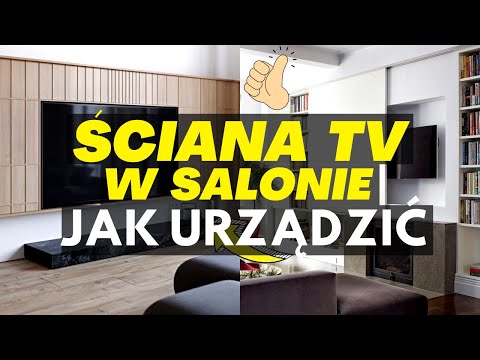 Ściana TV w salonie: Inspiracje i aranżacje! - 13 - SM Strumyk